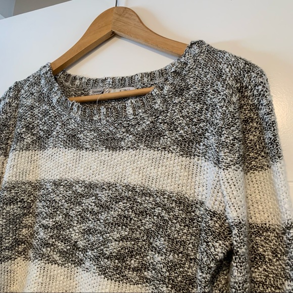 Pink Rose | Knit Striped Sweater - Picture 3 of 16